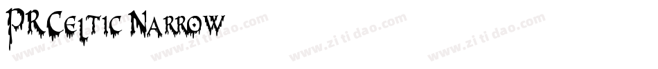 PR Celtic Narrow字体转换